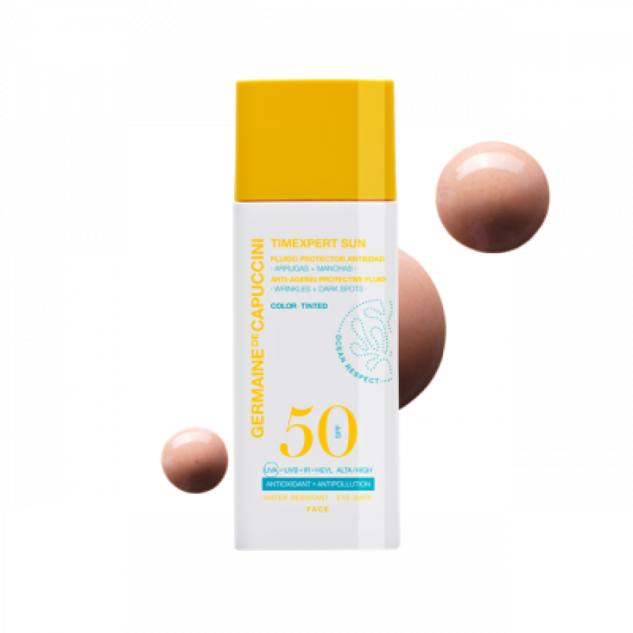Sophiss,Sophiss Germaine de Capuccini - Timexpert Anti-ageing - Rəngli Günəşdən Qoruyucu SPF50,Sophiss Anti-yaşlanma təsirli rəngli günəşdən qoruyucu emulsiya SPF 50
Yüngül CC-emulsiya üz dərisi üçün hazırlanıb və dərini fotoyaşlanmadan qoruyur. UVA, UVB şüalarına qarşı müdafiə edir, dəri qurumasının, qırışların və piqment ləkələrinin əmələ gəlməsinin qarşısını alır. Antioksidant təsir göstərir, dərinin tonunu bərabərləşdirir, qüsurları korreksiya edir və sağlam görünüş verir. Ultra-yüngül, suya davamlı tekstura...