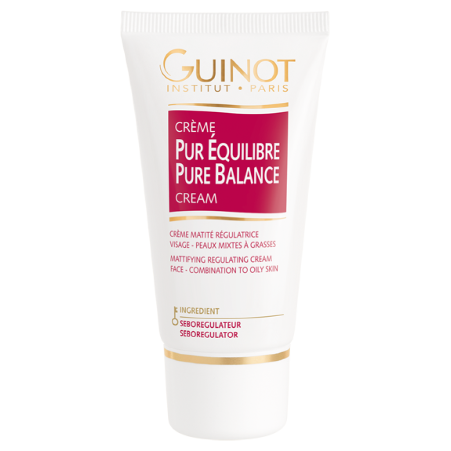 Guinot Pure Balance Cream, 100 ml Yağlılığa meyilli qarışıq dərilər üçün balanslaşdırıcı matlaşdırıcı krem Guinot Pure Balance Cream, 100 ml Yağlılığa meyilli qarışıq dərilər üçün balanslaşdırıcı matlaşdırıcı krem