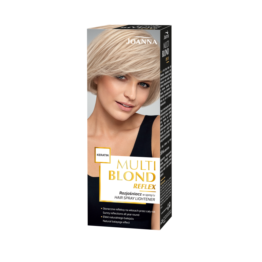Sophiss,Sophiss Joanna  - Blond Reflex -  Saç açıcı sprey,Sophiss Joanna Multi Blond Reflex saç açıcı sprey saçınıza günəş işığından açılmış kimi parlaq rəng verir. Keratin kompleksi ilə zənginləşdirilmişdir, saçınızın rəngi açılan zaman saçı zədələmir, saçınızı qidalandırır və parlaq görünüş təmin edir.
Həcmi: 150 ml..