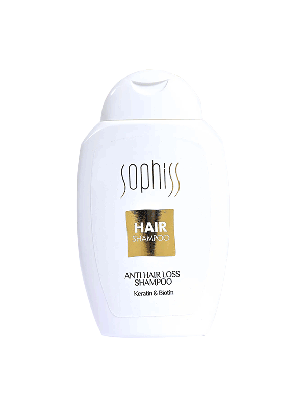 Sophiss,Sophiss Sophiss Anti-hair loss shampoo, 300 ml Saç tökülməsinə qarşı şampun,Sophiss Sophiss şampunu saç tökülməsinə qarşı bitki mənşəli məhsuldur.
Canlılığı bərpa edir və saç tökülməsinin qarşısını alır, eyni zamanda&nbsp;baş dərisini zədələnmədən qoruyur və qan dövranını gücləndirərək yeni saçların böyüməsini stimullaşdırır.

&nbsp;

İstifadə qaydası:&nbsp;
Nəm saça tətbiq edin. Saç diblərini və saçı yumşaq şəkildə masaj edərək köpükləndirin, iki dəqiqə sonra durulayın.
Gündəlik istifadə üçün uyğundur. 

&nbsp;

Xəbərdarlıq: 
Uşaqlardan uzaq tutun!..